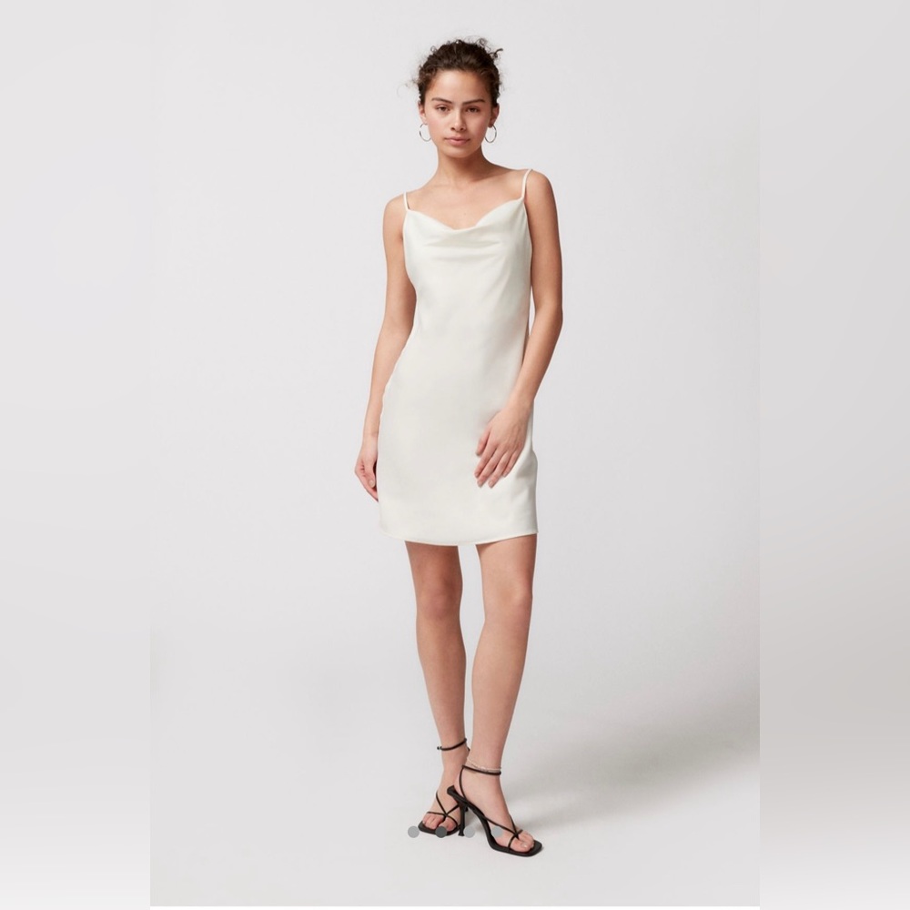 Urban Outfitters Mallory Cowl Neck Slip Dress